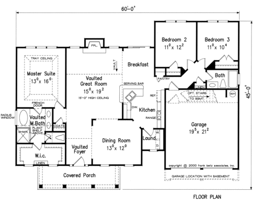 Troville House Plan