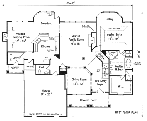 Westbury House Plan