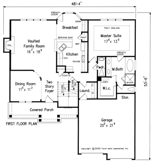Prestwyck House Plan