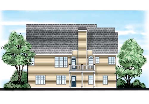 Riverglen House Plan Rear Elevation