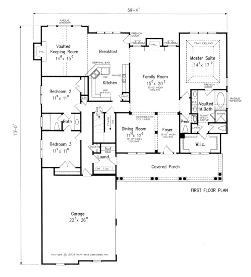 Westvale House Plan