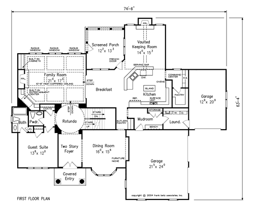 Paces Ferry House Plan