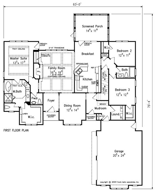 Colemans Bluff House Plan