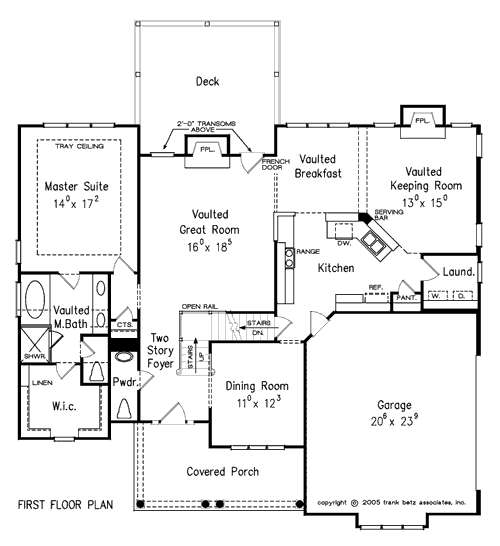 Tessier House Plan
