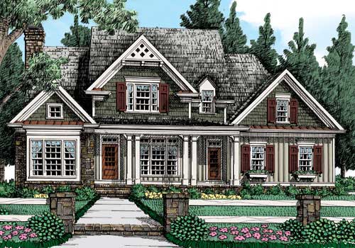 Bucknell Place House Plan Elevation