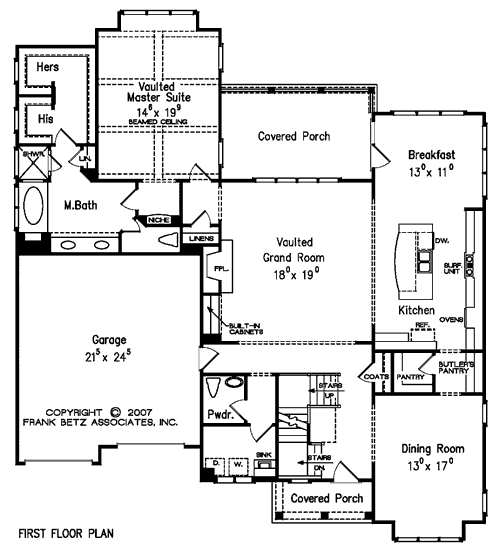 Spencers Mill House Plan