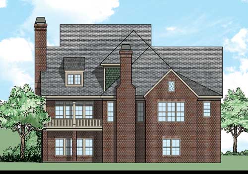 Abberly House Plan Rear Elevation