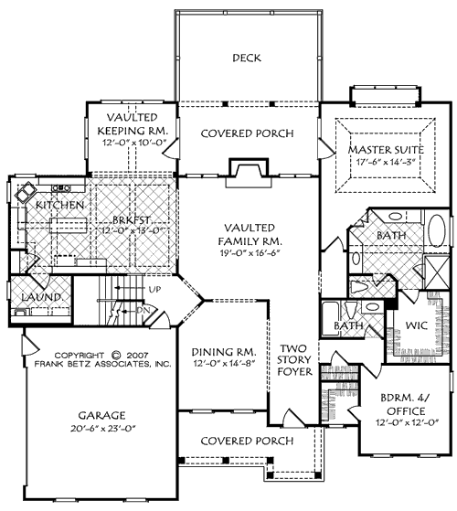 Appleton Chase (a) House Plan