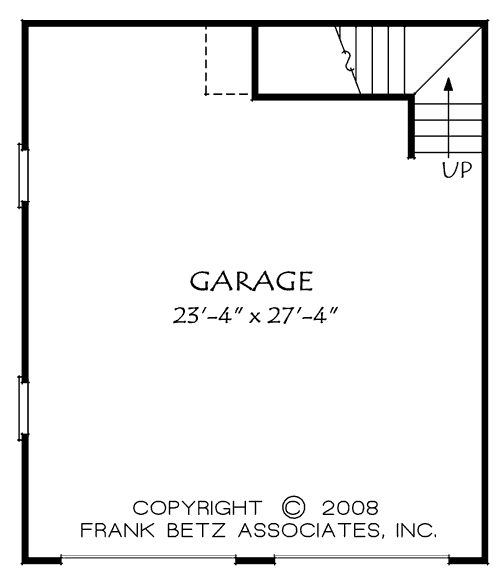 Garage Plan 4084 (2 Car) House Plan