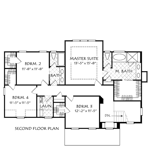 Kandon Place House Floor Plan Frank Betz Associates