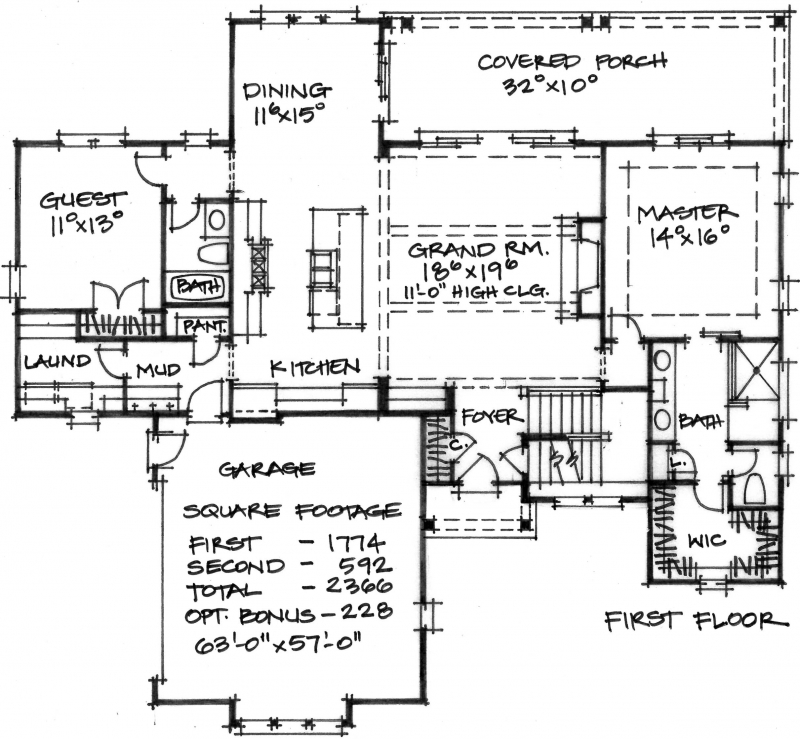 Carpenters Mill House Plan