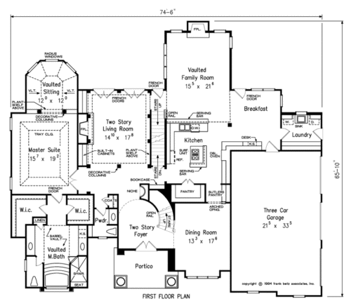 Castlegate House Plan