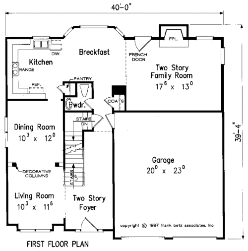Channing House Plan