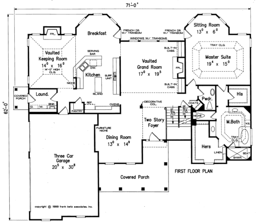 Fenway House Plan