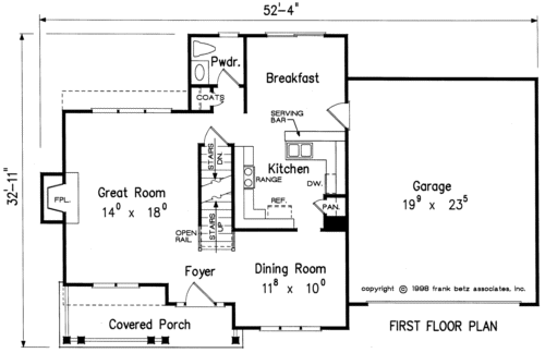 Foxhall House Plan