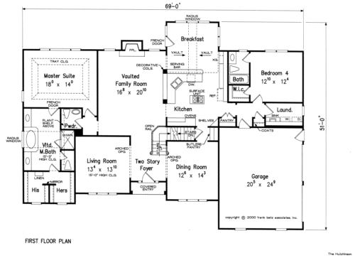 Hutchinson House Plan